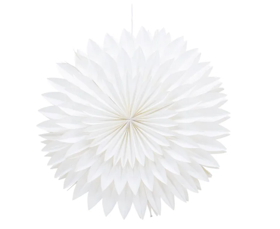 Mainos Kodin 1: Storlien on herkän valkoinen adventtitähti, joka luo kotiin harmonista joulun hehkua.